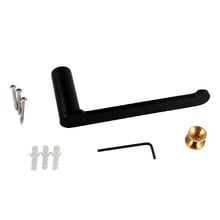 Rumia Black Stainless Steel Toilet Paper Holder